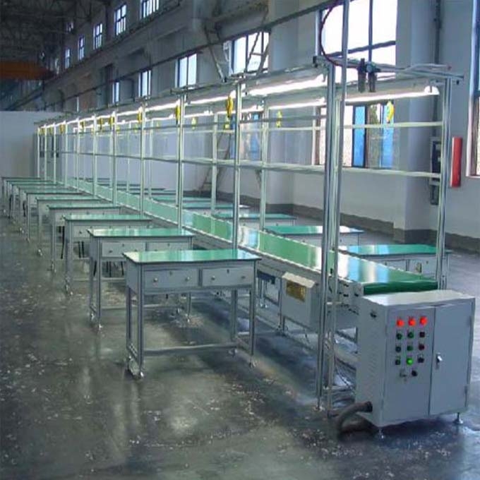 鋁合金工作臺(tái)皮帶輸送機(jī)